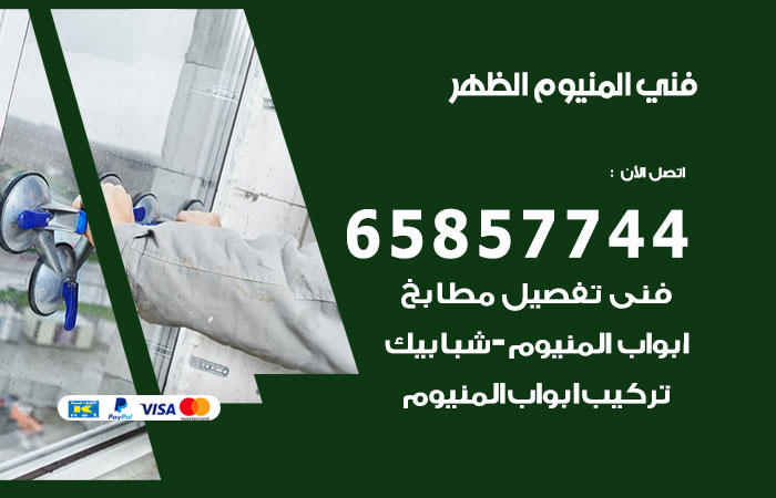 فني المنيوم الظهر